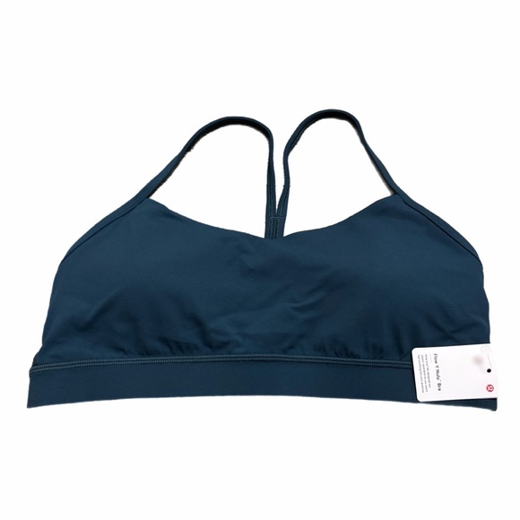 NWT Lululemon Flow Y Bra *Nulu A-C Cups (Indochine Blue) Size 12